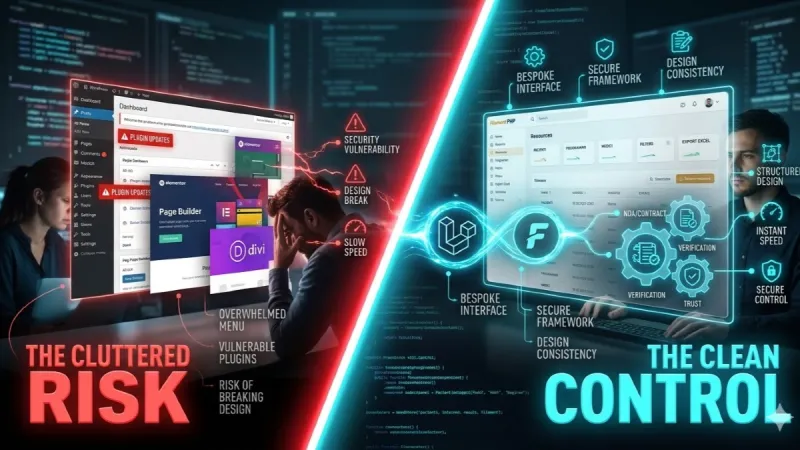 Why a Custom Laravel Admin Panel (Filament) Beats WordPress for Controlling Your Website