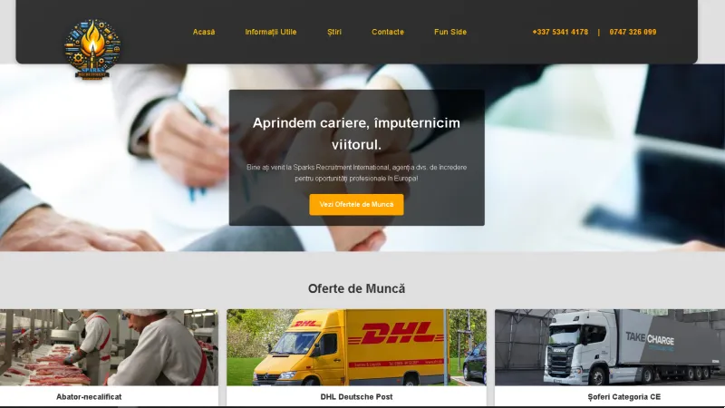 Labor Agency Presentation Website