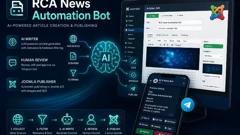 RCA News Automation: AI-Assisted Editorial and Publishing Pipeline