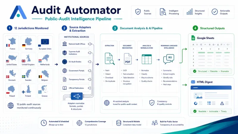 Audit Automator: Multilingual Public-Audit Intelligence Pipeline