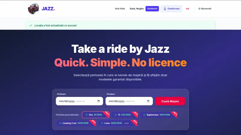 Jazz Rent: Integrated Car-Rental Operations, Billing and Compliance Platform