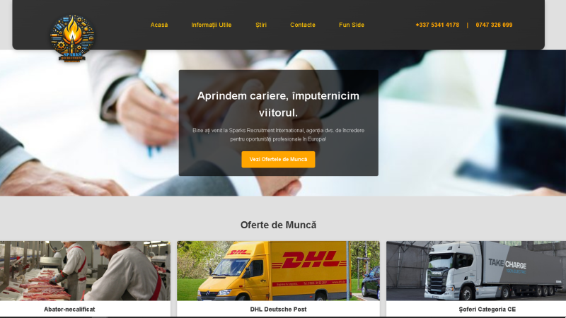 Labor Agency Presentation Website