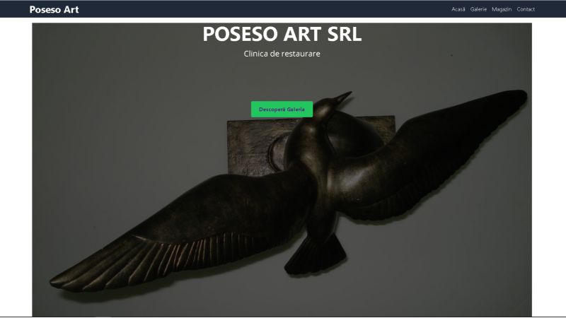   Art Restoration Studio Website (Laravel + Inertia.js + Vue.js)